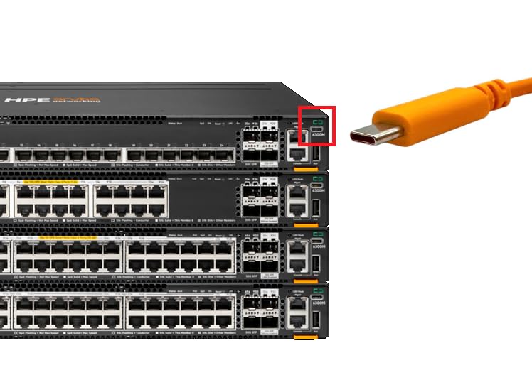 Amazon.com: Aexus Console Cable for Aruba CX Switch | AOS-CX | USB